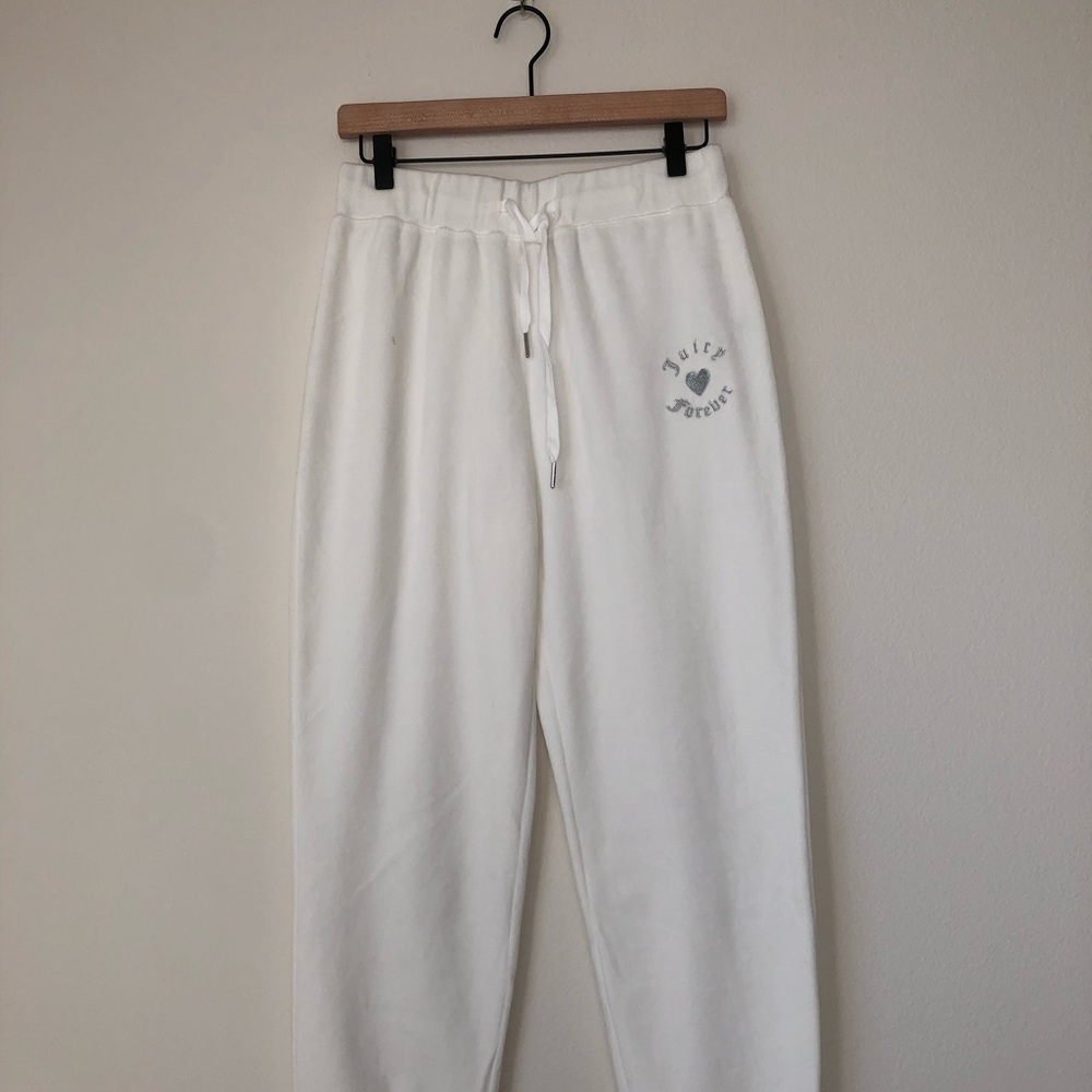 Juicy Couture Rhinestone Velour Joggers